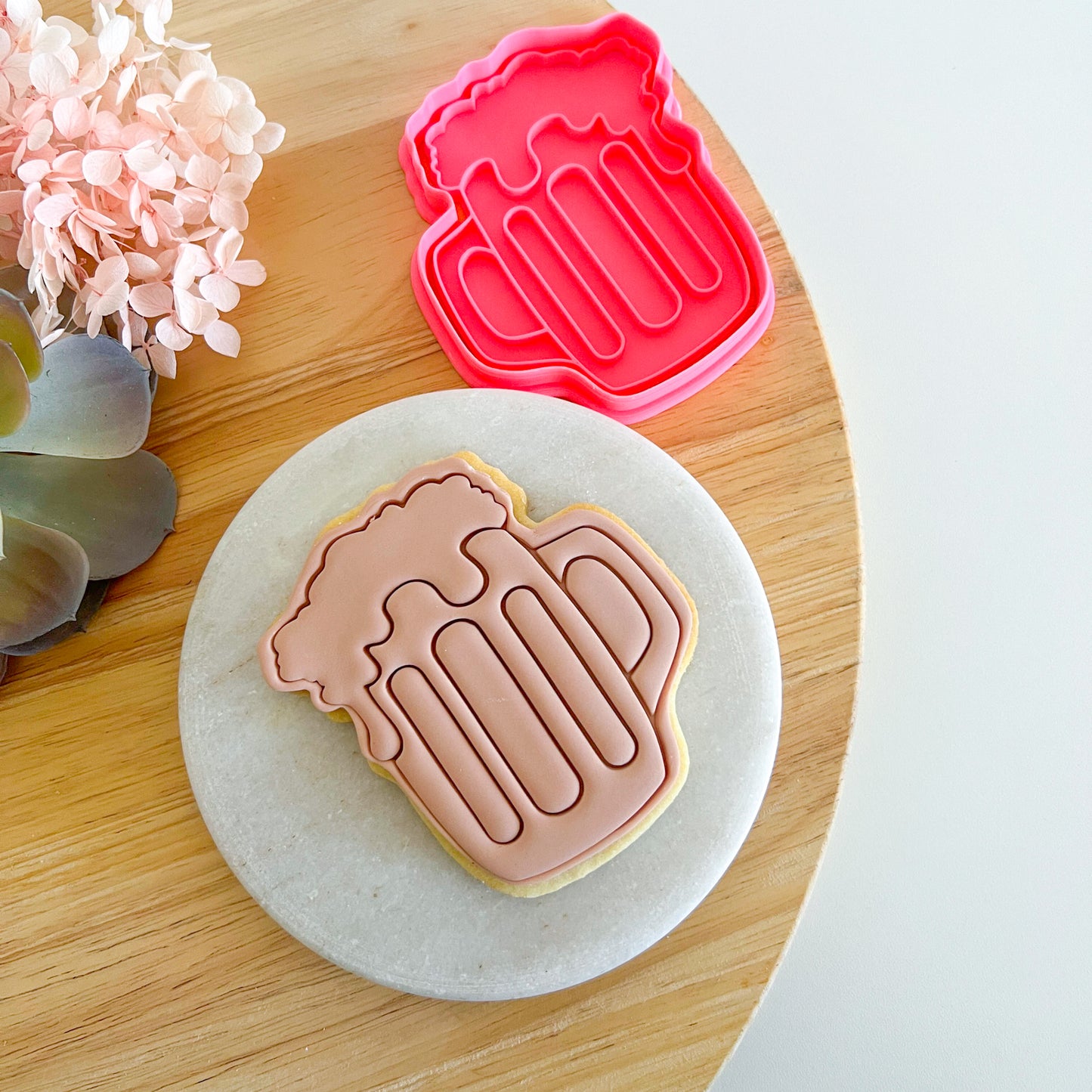 "Beer Stein" cutter and stamp