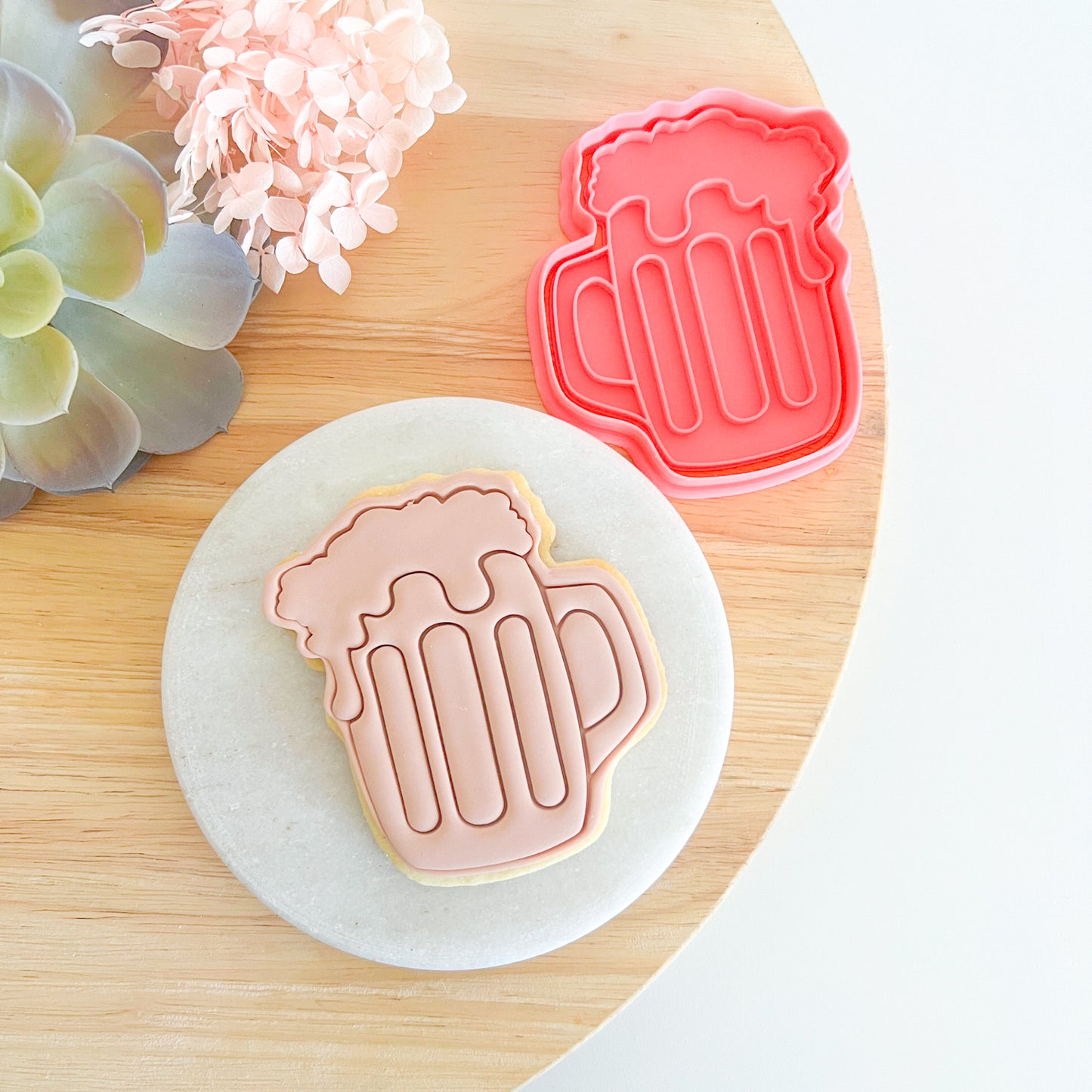 "Beer Stein" cutter and stamp