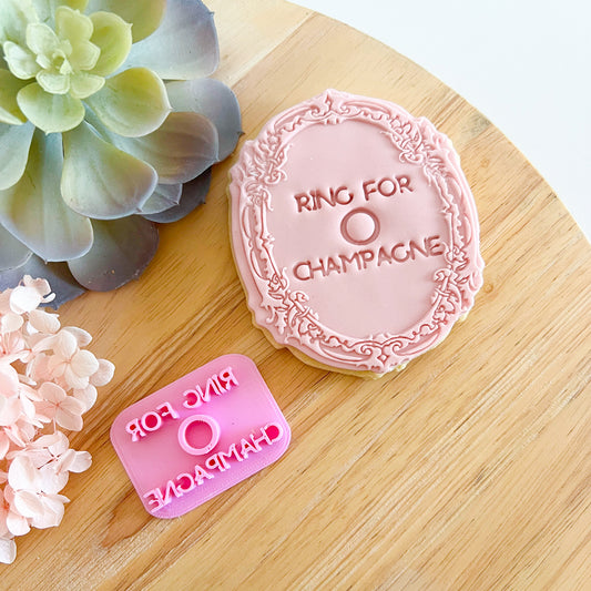 Ring for Champagne - Fondant Stamp
