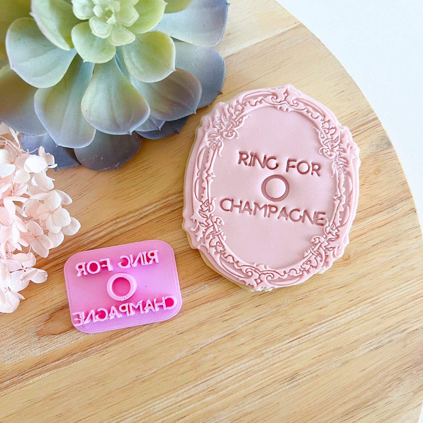 Ring for Champagne - Fondant Stamp