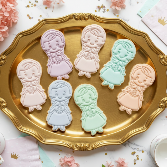 "Anna" Cookie Cutter & Stamp
