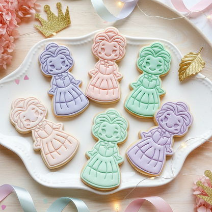 Elsa Cookie Cutter & Stamp