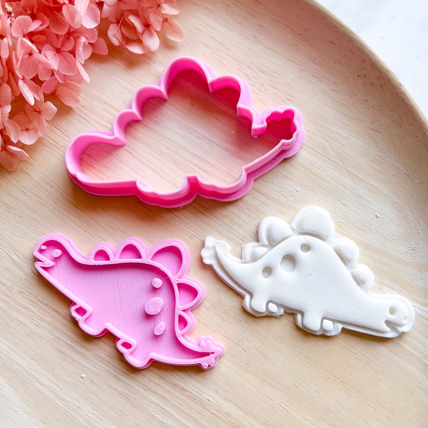 "Stegosaurus" Cookie Cutter & Stamp