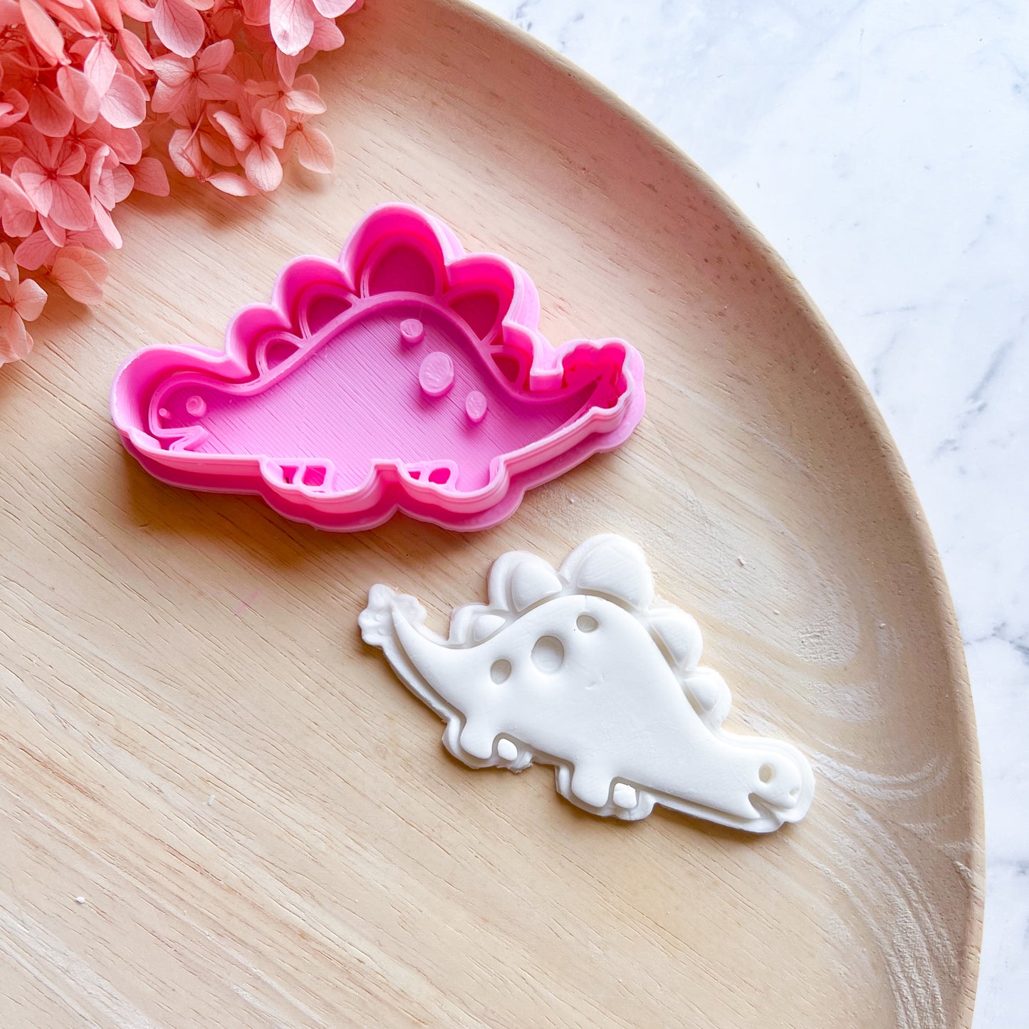 "Stegosaurus" Cookie Cutter & Stamp