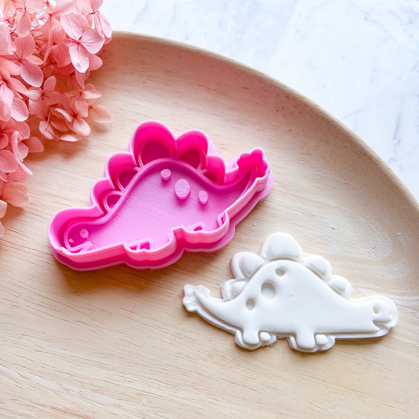 "Stegosaurus" Cookie Cutter & Stamp