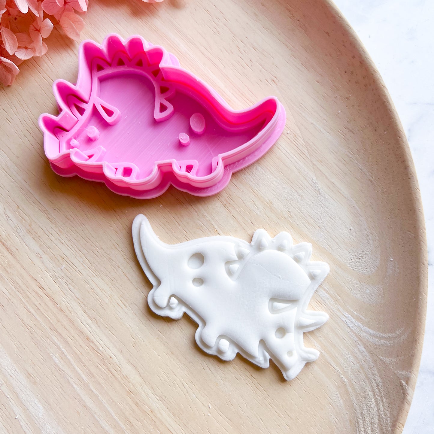 "Triceratops" Cookie Cutter & Stamp