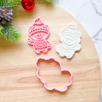 "Sweater Bear" Cookie Cutter & Stamp SECONDS SALE