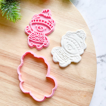 "Sweater Bear" Cookie Cutter & Stamp SECONDS SALE