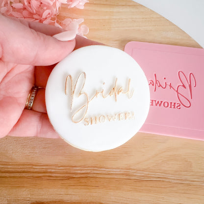 "Bridal Shower" - Pop Stamp Plate