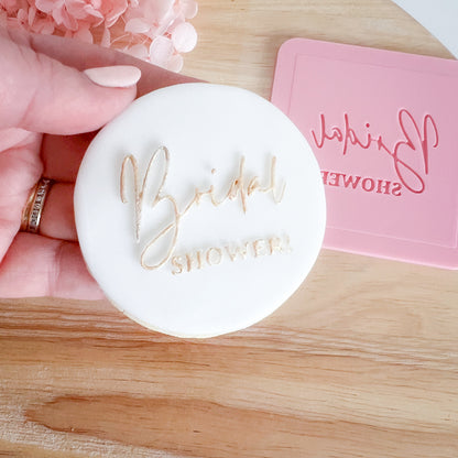 "Bridal Shower" - Pop Stamp Plate