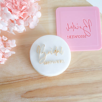"Bridal Shower" - Pop Stamp Plate