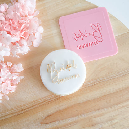 "Bridal Shower" - Pop Stamp Plate