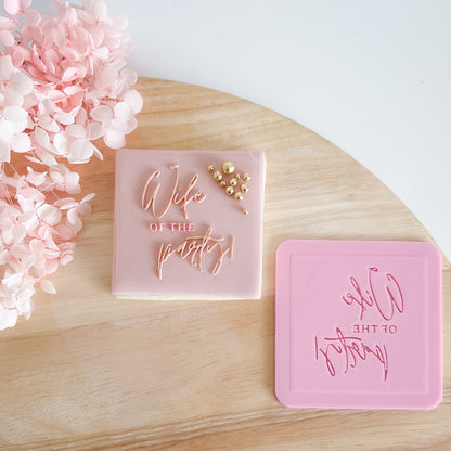 "Wife of the Party" - Pop Stamp Plate
