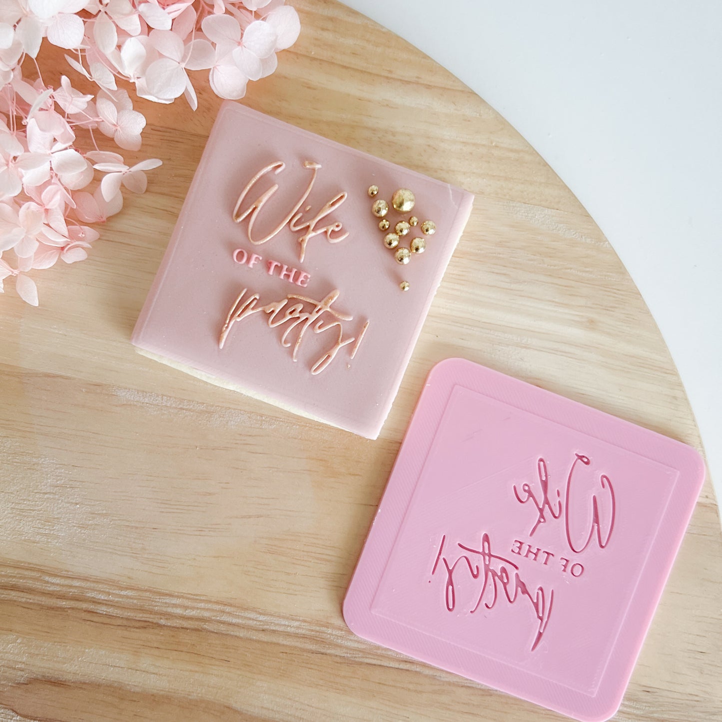 "Wife of the Party" - Embossing Stamp