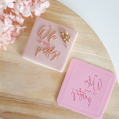 "Wife of the Party" - Pop Stamp Plate