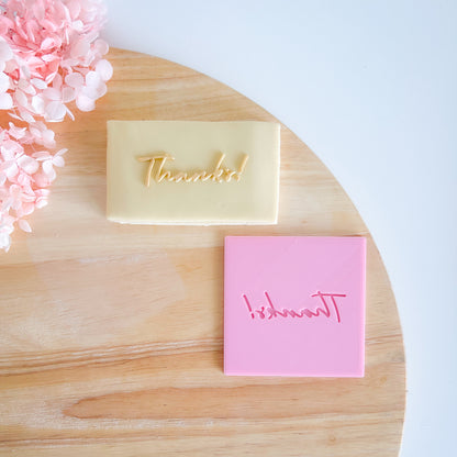 "Thanks" - Pop Stamp Plate