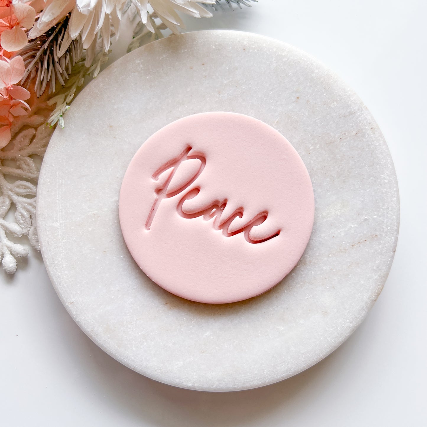 Peace - Fondant Stamp