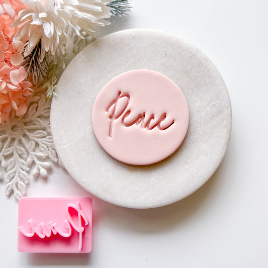 Peace - Fondant Stamp