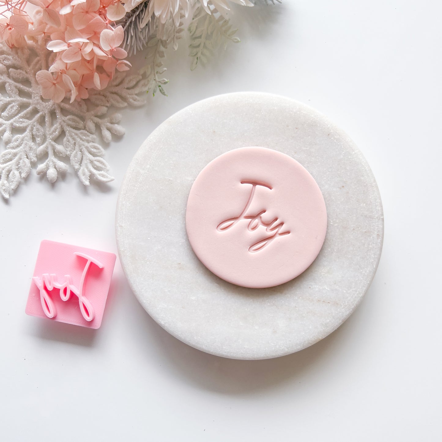 Joy - Fondant Stamp