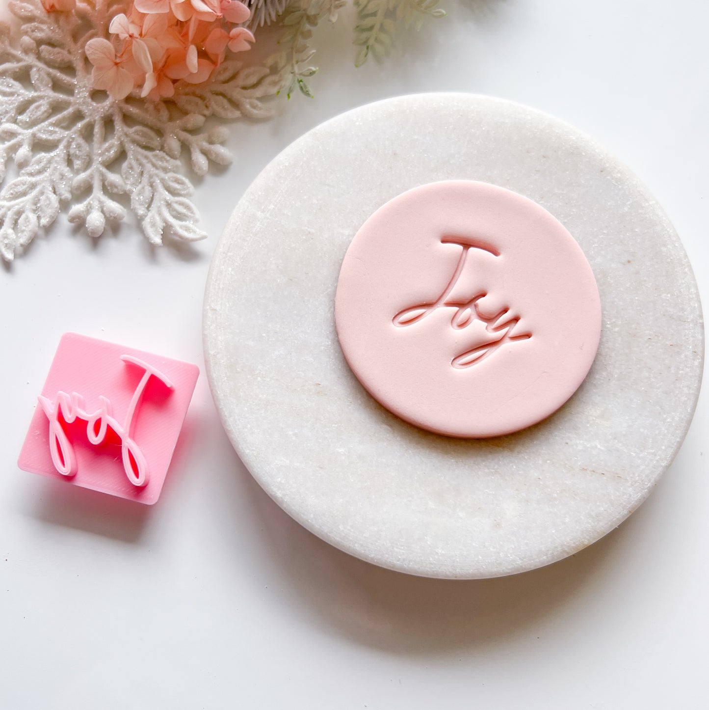 Joy - Fondant Stamp