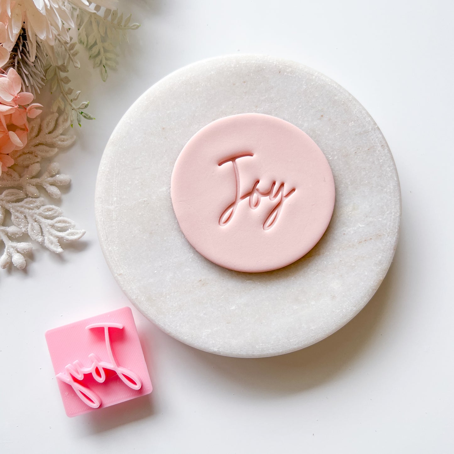 Joy - Fondant Stamp