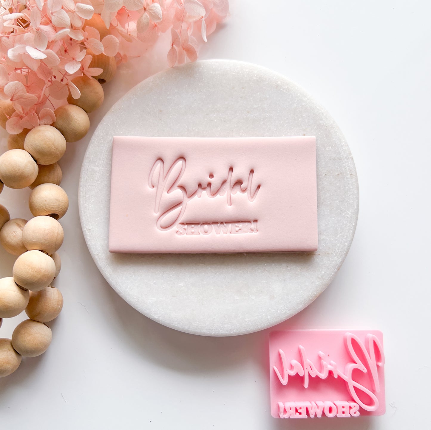 Bridal Shower #1- Fondant Stamp