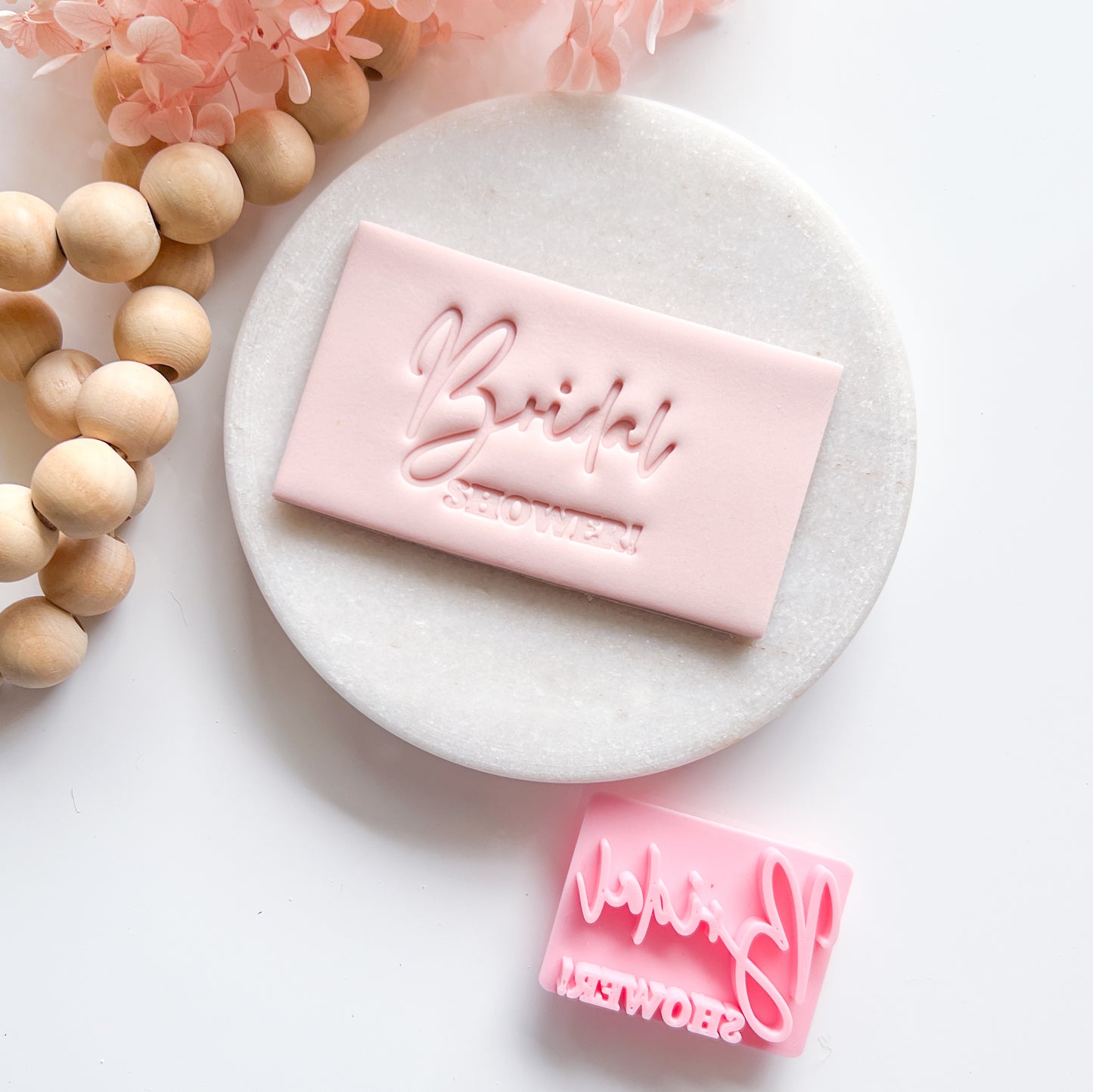 Bridal Shower #1- Fondant Stamp