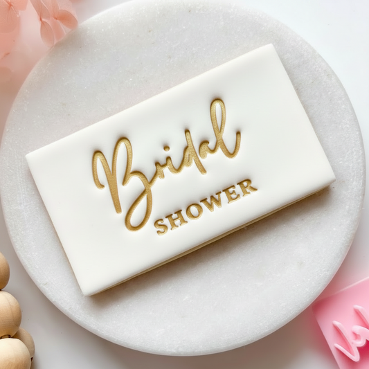 "Bridal Shower #1" Fondant Stamp
