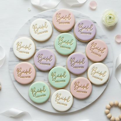 "Bridal Shower #1" Fondant Stamp