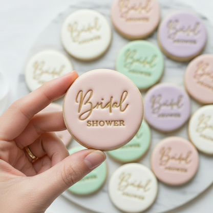 "Bridal Shower #1" Fondant Stamp