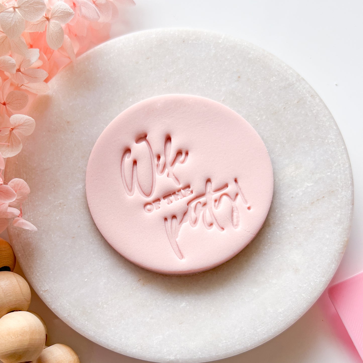 Wife of the Party - Fondant Stamp