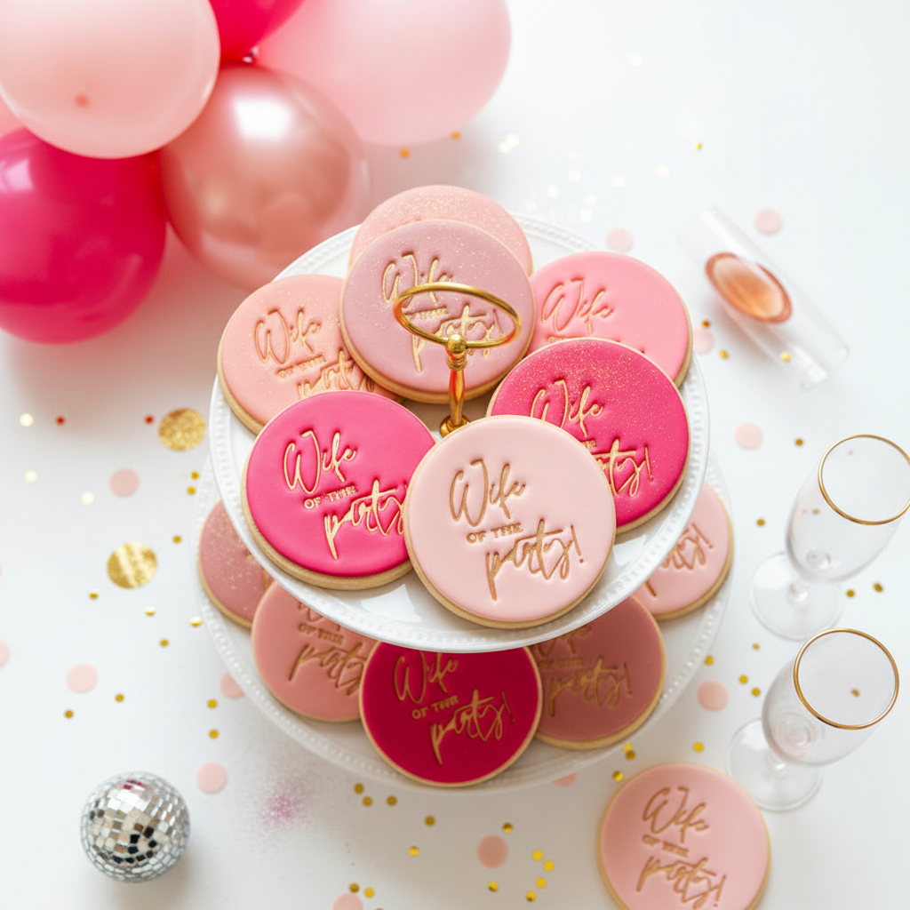 "Wife of the Party" - Fondant Stamp