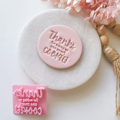 "One Smart Cookie" Fondant Stamp