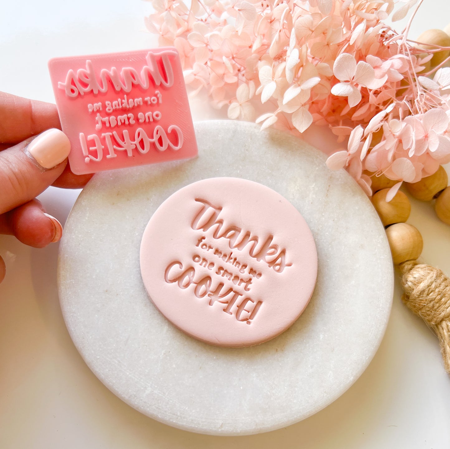 One Smart Cookie -Fondant Stamp