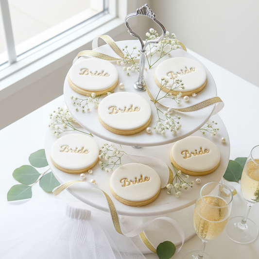 "Bride Font #1" Fondant Stamp