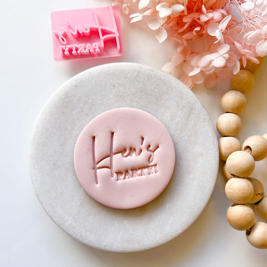 Hen's Party - Fondant Stamp