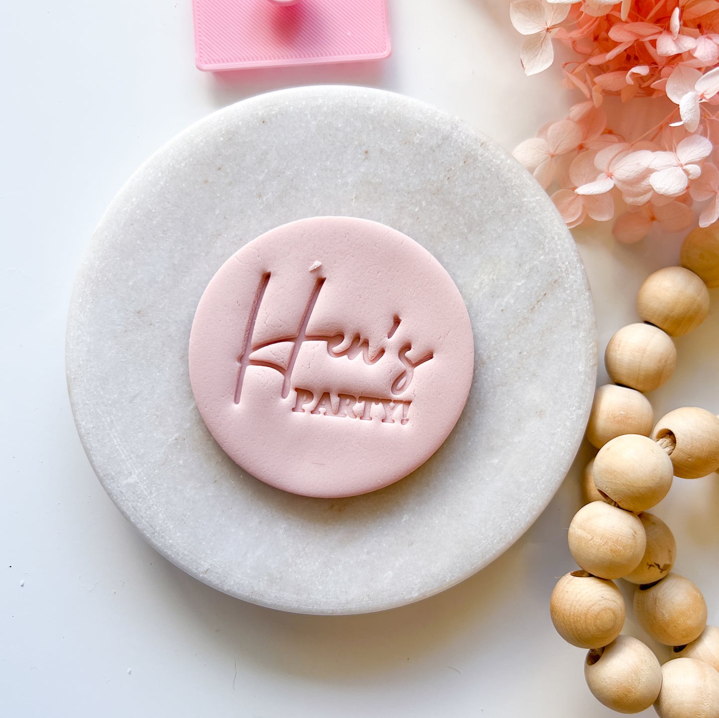 Hen's Party - Fondant Stamp
