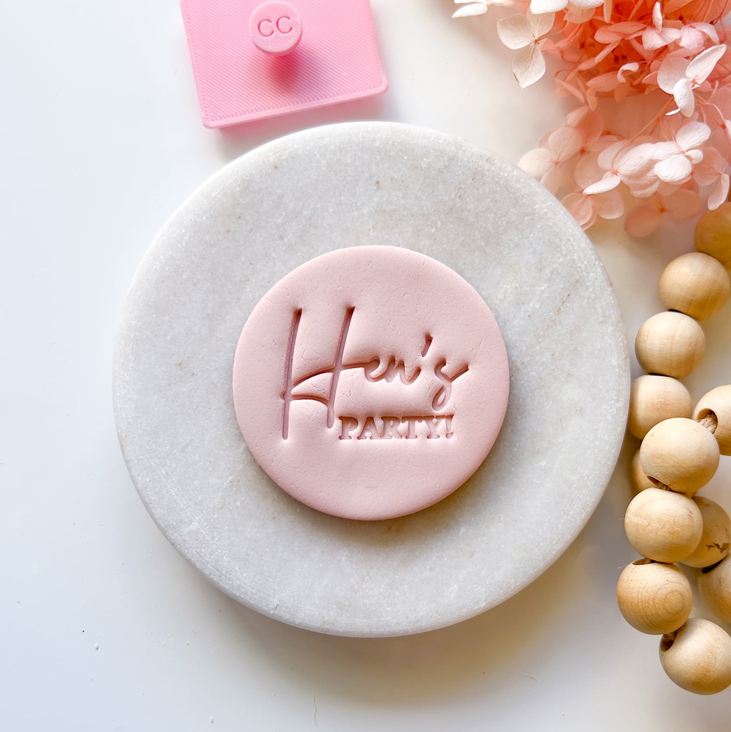Hen's Party - Fondant Stamp