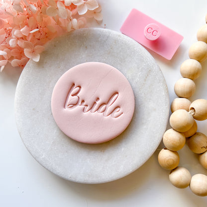 Bride Font #2 - Fondant Stamp