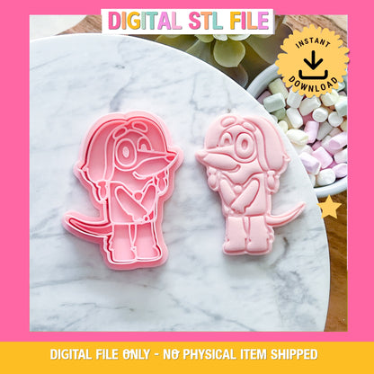 "Indy" - Cookie Cutter & Stamp