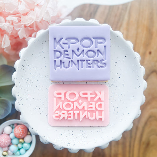 K-Pop Demon Hunters Fondant Stamp