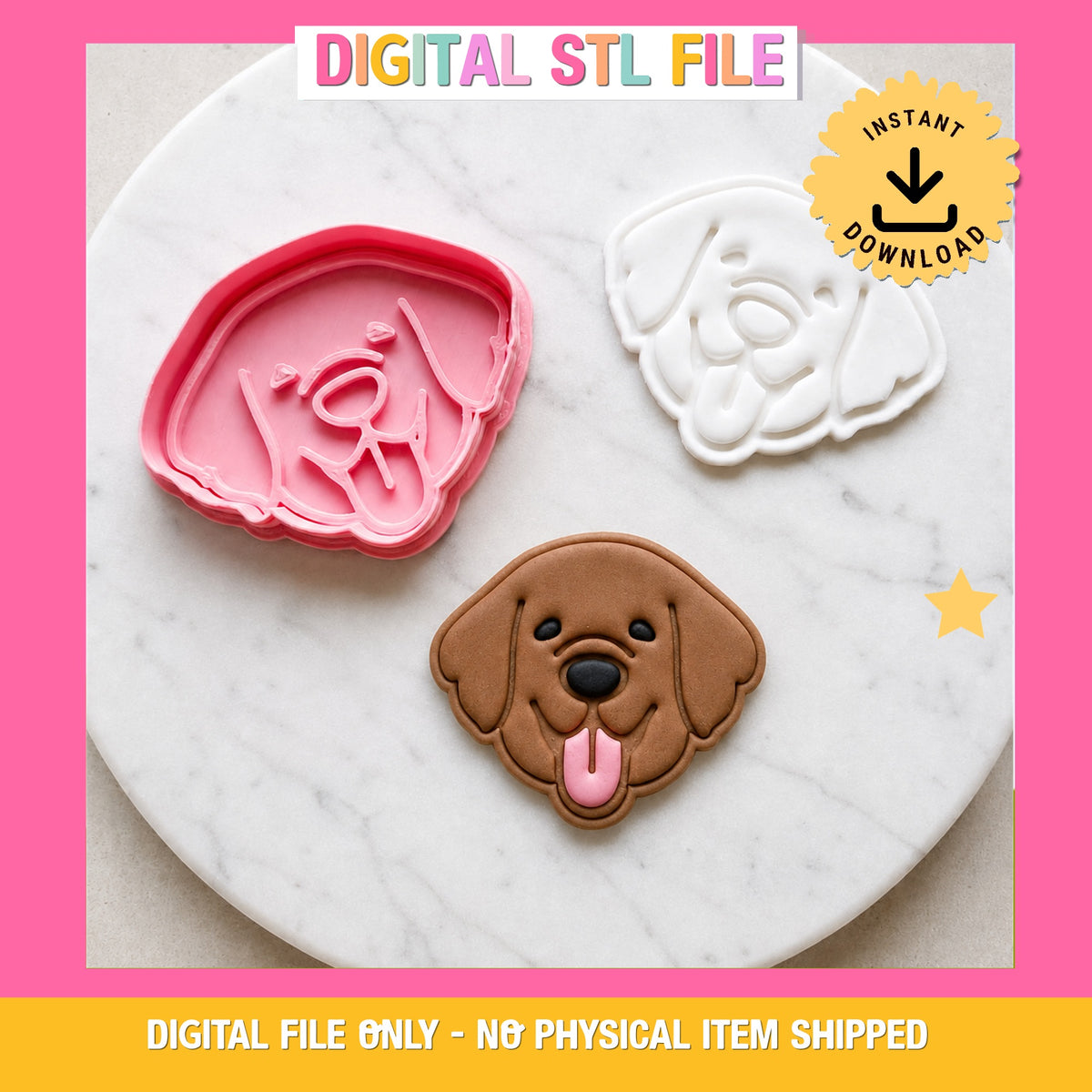 Labrador Cookie Cutter & Stamp