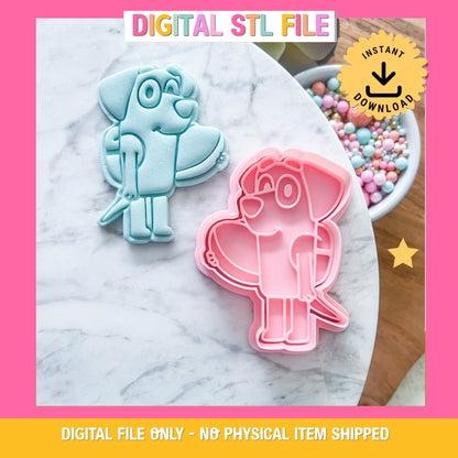 "Lucky" - Cookie Cutter & Stamp