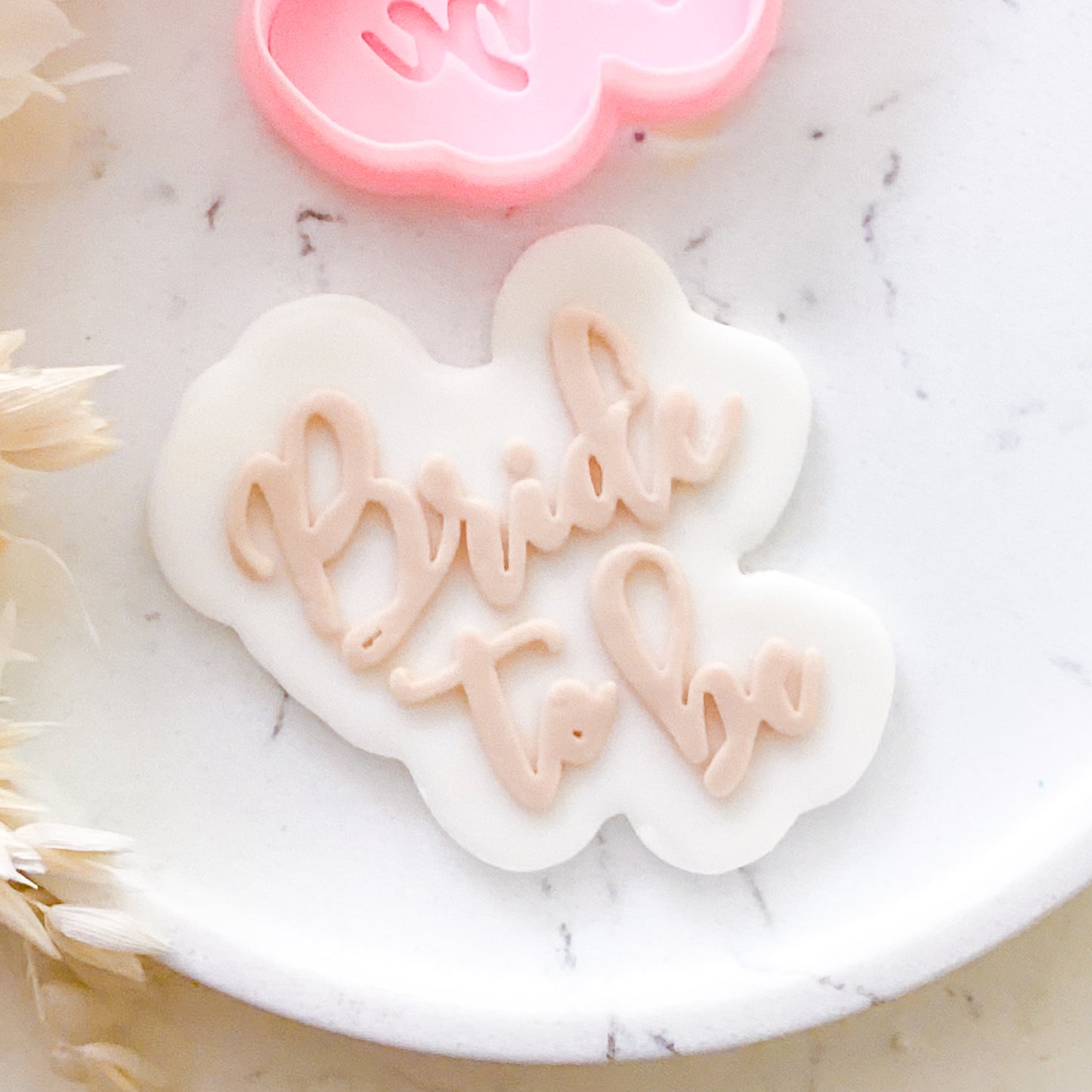 "Bride to Be #1" - Cookie Cutter & Stamp