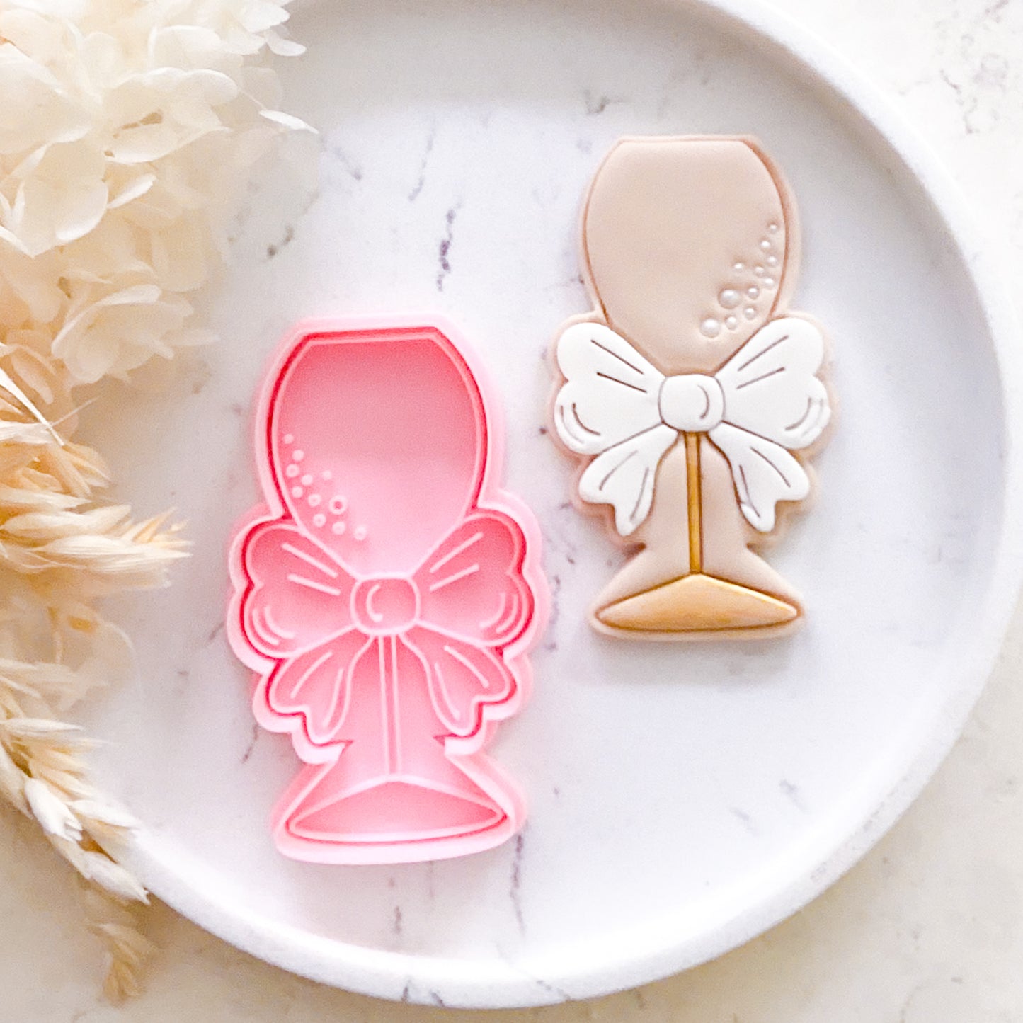 "Champagne Glass" - Cookie Cutter & Stamp