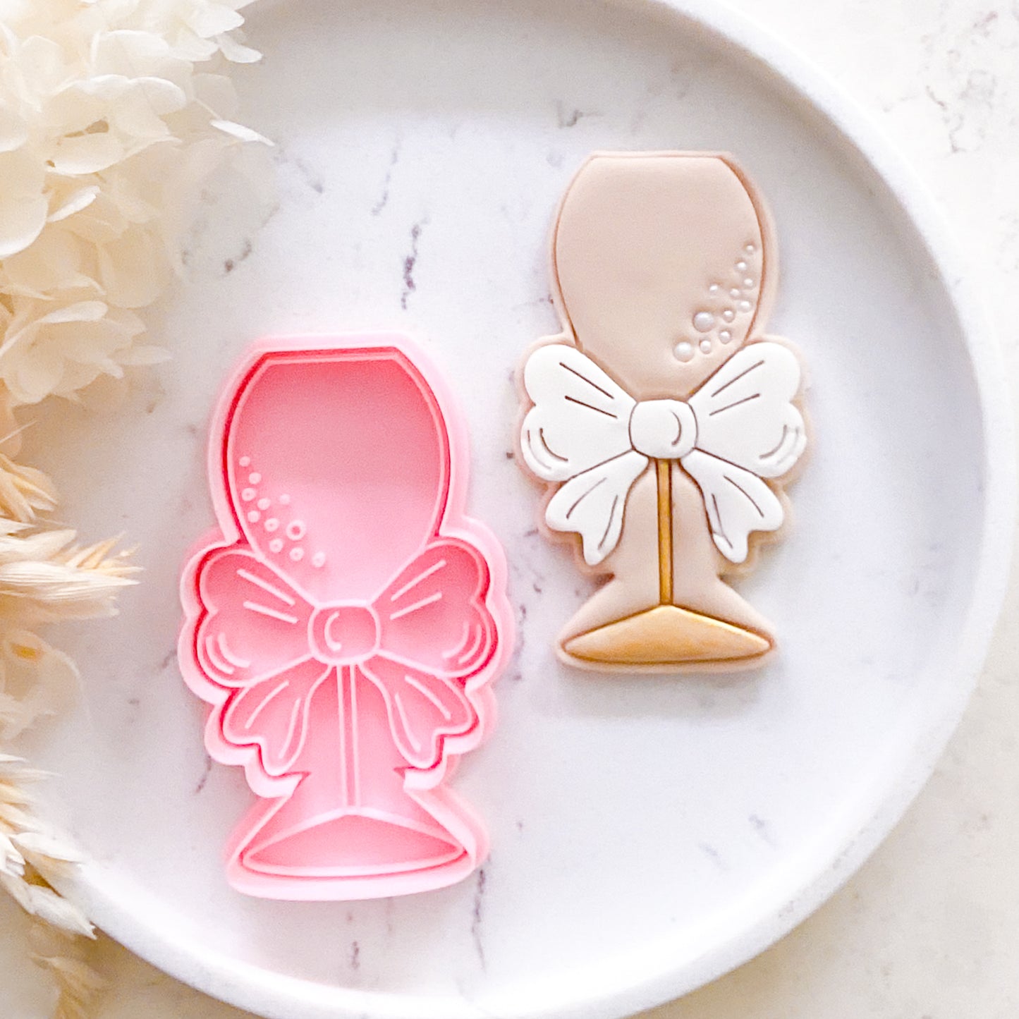 "Champagne Glass" - Cookie Cutter & Stamp