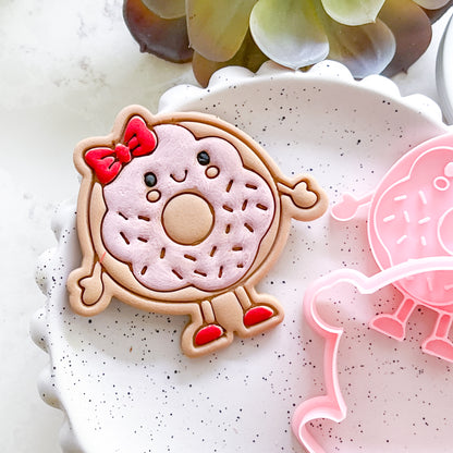 "Kawaii Donut" - Cookie Cutter & Stamp
