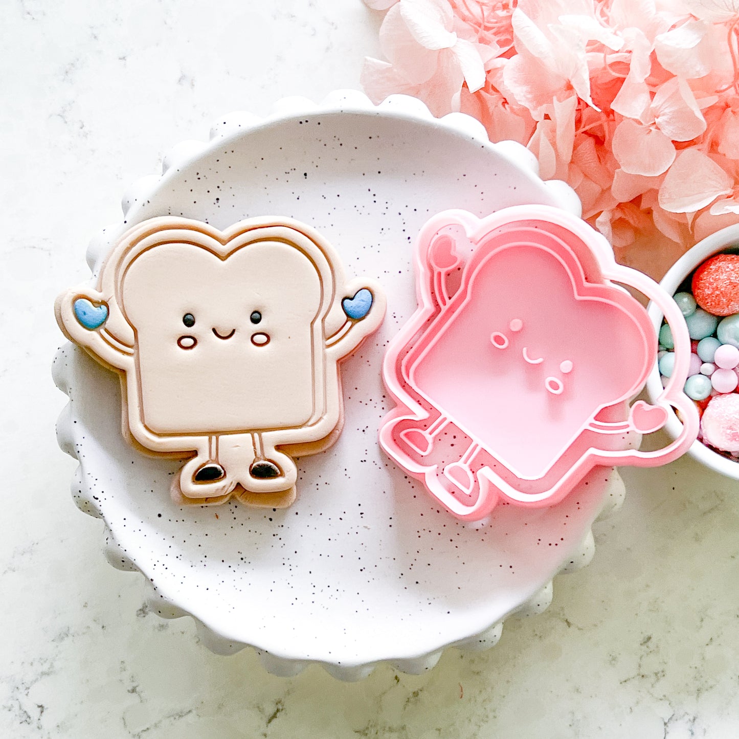 "Kawaii Bread" - Cookie Cutter & Stamp