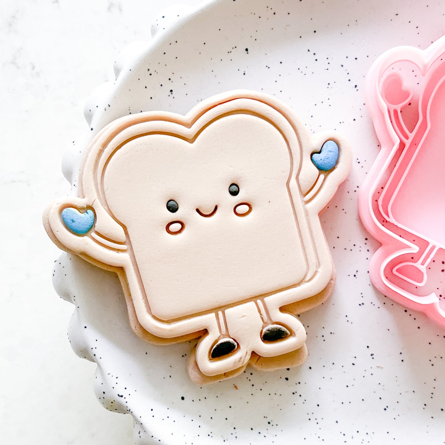 "Kawaii Bread" - Cookie Cutter & Stamp