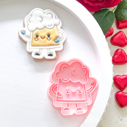 "Kawaii Beer" - Cookie Cutter & Stamp